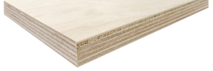 Een houten plank van Decora Berken