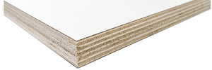 Een houten plank van Decora HPL