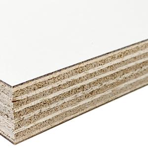 Een houten plank van Decora HPL