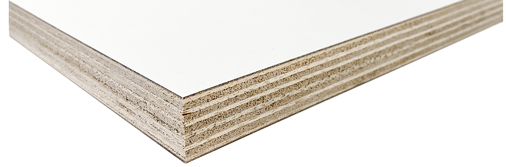 Een houten plank van Decora HPL