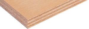 Een houten plank van Bruynzeel Garant