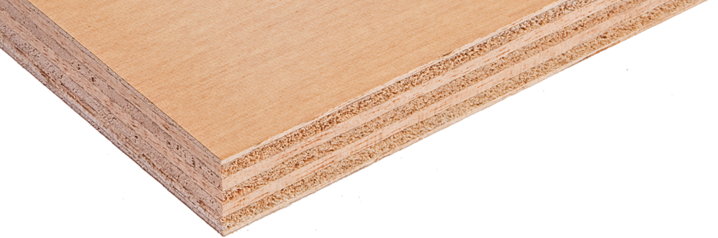 Een houten plank van Bruynzeel Garant