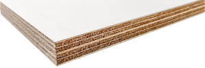 Een houten plank van Bruynzeel Paintpanel